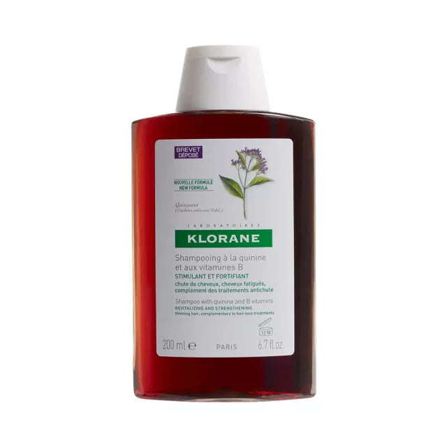 Klorane shampoo bottle with label