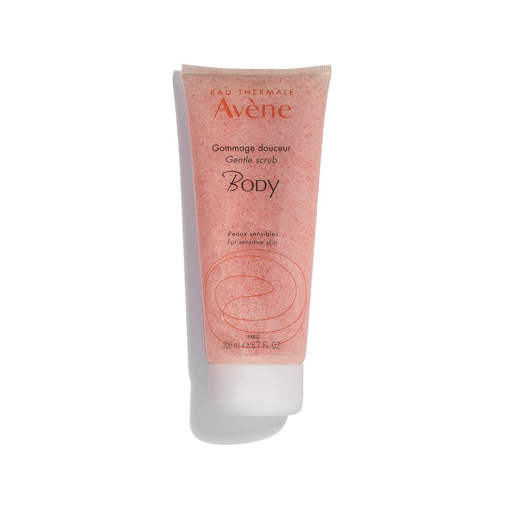 Avene body scrub tube