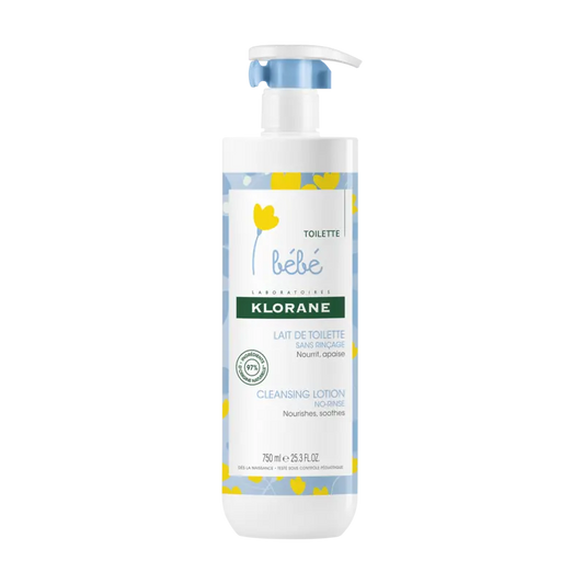 Klorane baby cleansing lotion bottle
