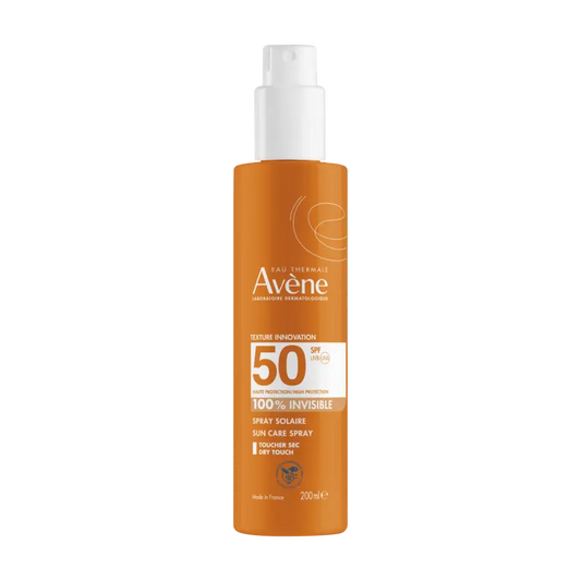 Avene sun care spray bottle